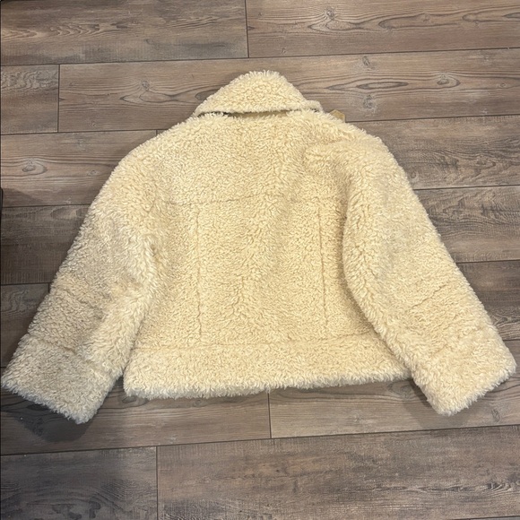 Free People Jolie Oversized Teddy Jacket Size Small - Picture 6 of 8